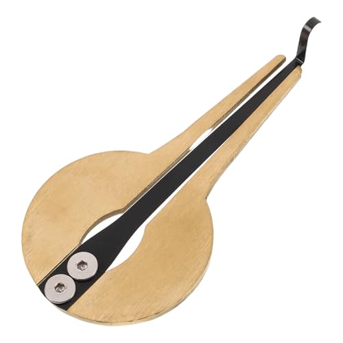 ORFOFE Harpe à Mâchoires Portable en Métal Circulaire Élégante, Instrument Traditionnel Mongol Polyvalent pour Débutants et Passionnés Lors de...
