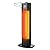 Outdoor Electric Patio Heater, 27-inch Infrared Tower Heater with 1200W Instant Heating, IPX5 Waterproof, Tip-Over & Overheat Protection, Space Heater for Patio Garage Workshop Indoor & Outdoor Use