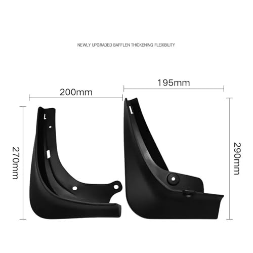 Garde-boue Tesla Model 3 finition peau accessoires de carrosserie premium - 3