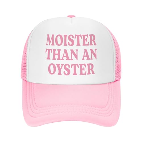 Image of Funny Trucker Hats for Women: Inappropriate Adult Humor Gag,for Bachelorette & Girls Trips | Trendy Pink Summer Caps