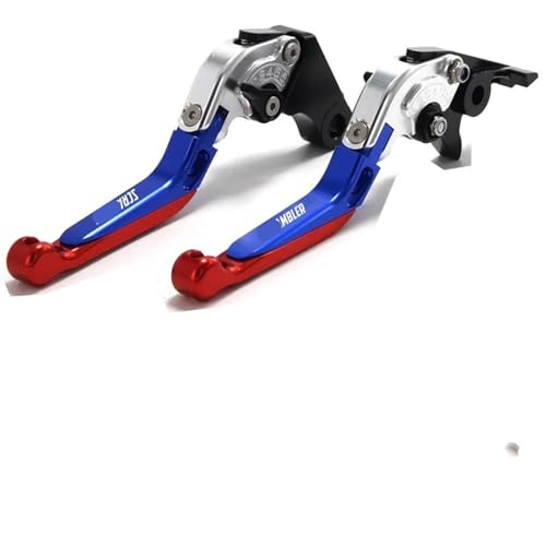 QZQXEMEDQ Moto Bremskupplung Hebel Für Ducati Für Scrambler (alle Außer Cafe Racer) 2015 2016 2017, Verstellbares CNC-Klapp- Und Ausziehbares Kupplungsbremshebel-Set(3)