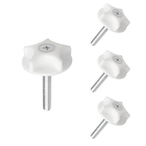 4 Pcs Headboard Fixings Bolts - M8 Heavy Headboard Screws and Washers for Divan Beds Fittings Bolt Fittings to Keep the Headboard Fixed Simple Installation and Firm Fixation