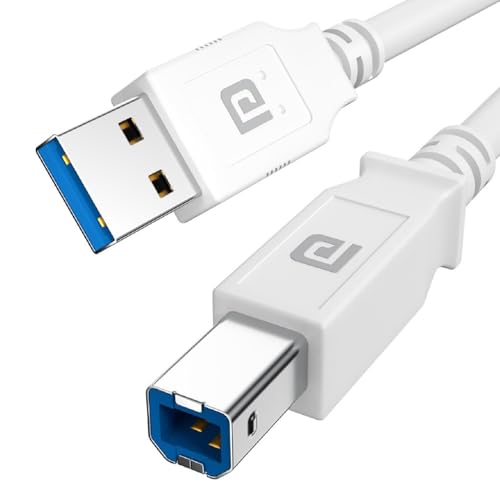Portronics PrintLink 3 Printer Cable with USB Type-A to USB Type-...