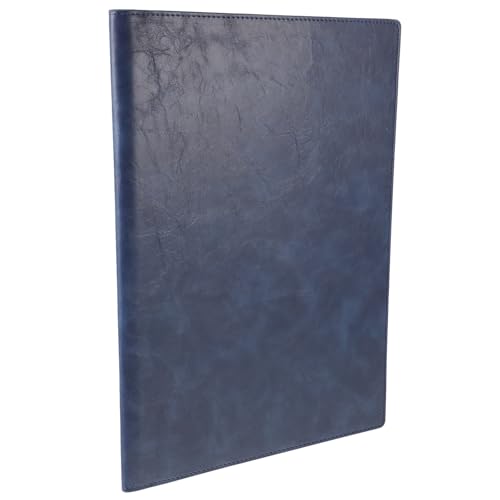 Carpeta de portafolios A4 de PU elegante con organizador magnético para contratos de oficina