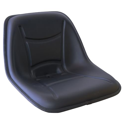 ASIENTO CUBETA UNIVERSAL DE MAQUINARIA PVC NEGRO | Para Tractores, Toritos, Excavadoras, Maquinas Industriales, Maquina Ganadera, Motos Agrícolas, Asiento Segadora, Montacargas (RM450)