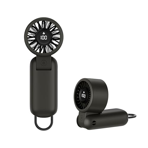 Ventilador Portátil de mão USB Geonav Breeze Flow Cinza, VENTP01SG
