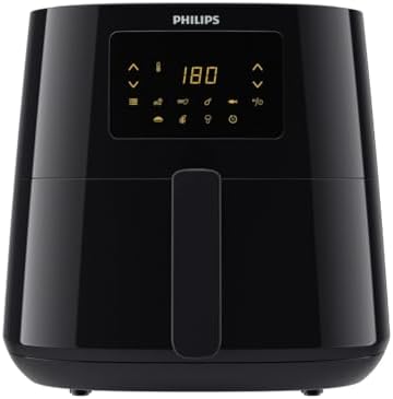 Philips Essential Airfryer XL - 6.2L, Oil-Free Fryer, Tec Rapid Air, Touch Screen, NutriU App (HD9270/90)