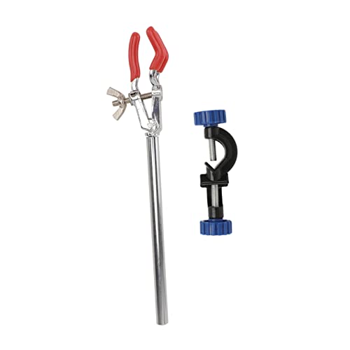 JECOMPRIS Experiment Equipment Clamp 1 Set Tube Clamp Holder with Strong Clamping Force for Flask Beaker Industrial Use