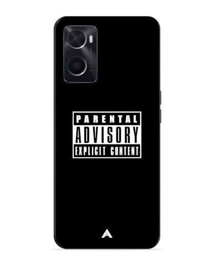 Image of Premium Explicit Case for Oppo A36 Soft-Touch Metal TPU Back Cover, Shockproof, Designer, Aesthetic Mobile Phone Case (Glossy Finish)