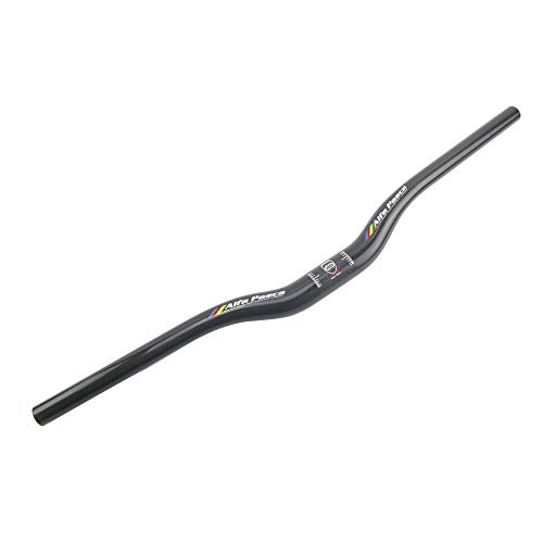 Alfa Pasca Manillar Bici MTB Carbono manillares Bici 31.8 Negro 3K Brillante Subida 740mm Manillar Carbono Bicicleta