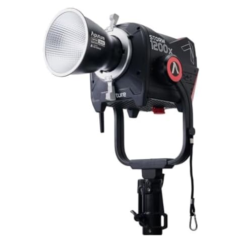 Aputure Storm 1200x Dual-Color Point Source Light Fixture with Blair LED Chipset, ProLock Locking Bowens Mount, and Advanced Dimming Technology (Black) Cover