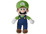 Peluche : Luigi. Peluche Luigi 24 cm - Plombier - Set Doudou Mario Classique Enfant avec Carte Offerte