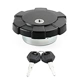 Topteng Fuel Gas Tank Cap Cover With Keys for Yamaha DT125E 1989-1996, DT125R 1987-2002, DT200R 1988-1996, TW125 1999-2001, XT225 Serow 1986-1987, XT350 1985-2001