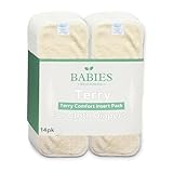 Babies Beginning Cloth Diaper Inserts – 14 Pack Reusable 4 Layer Liners for Pocket Diapers – Washable, Absorbent, and Breathable for Babies and Toddlers (Terry Comfort)
