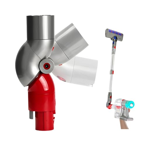 GIDWRIY Flex Adapter für Dyson Knickgelenk V7, V8, V10, V11, V15,Unterer Adapter Schnellverschluss Biegeadapter für Dyson QuickRelease Staubsauger Zubehör,Reinigungswerkzeug für Schwer Zugängliche