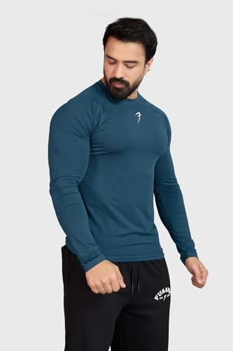 Image of FUAARK Men's Full Sleeves Gym Slim Fit T-Shirt