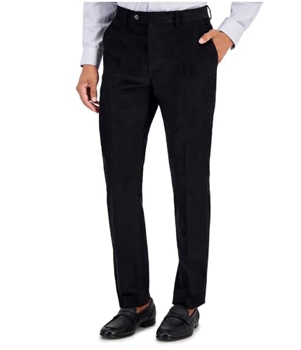 Tommy Hilfiger Mens Modern Fit Solid Corduroy Casual Trouser Pants