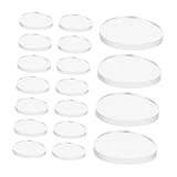 ULTECHNOVO 120 Stück Transparente Silikon Anti rutsch Pads für Glastische Doppelseitige Saugnäpfe Kratzfeste Tischschutz Unterlagen für Kaffee Esstische Rutschfeste Glasplattenhalterungen