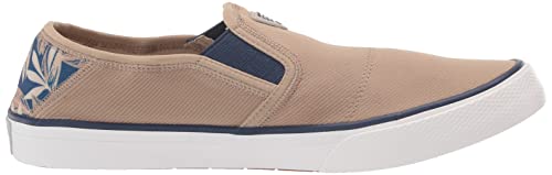 Columbia Men's Slack Tide Slip PFG Boat Shoe, Oxford Tan/Carbon, 12