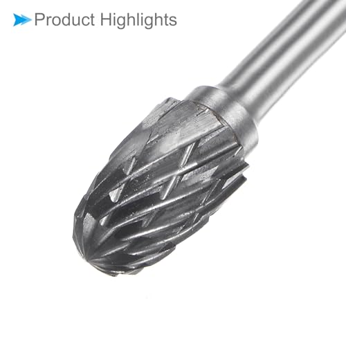 Fresas rotativas de carburo de tungsteno 6mm, 10 piezas miniatura 5