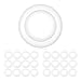 Parmida (24 Pack) 5/6” Dimmable LED Disk Light Flush Mount Recessed Retrofit Ceiling Lights, 15W (120W Replacement), 5000K (Day Light), Energy Star, Installs into Junction Box Or Recessed Can, 1050lm