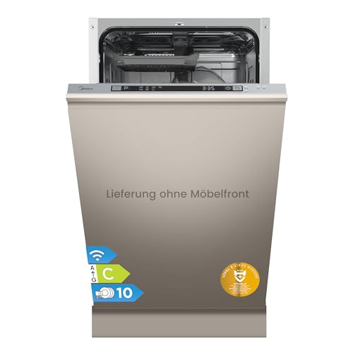 Midea SV 5.14K10C Geschirrspüler Vollintegriert 45cm, 10 Maßgedecke,...