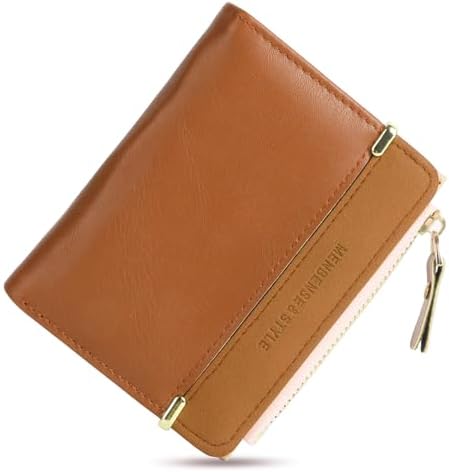 ANDOILT Donna Pelle Vera Portafoglio RFID Blocco Carta Di Credito Titolare Cerniera Portamonete Cellulare Borsetta Verde