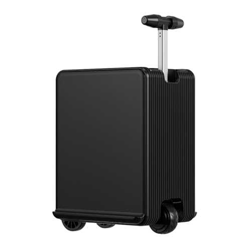 電動ライドオンスーツケース(電動手提げ)20インチ・機内持込対応 耐荷重150kg+拡張時40L容量 走行距離15km+Type-C急速充電 空港移動の最適解・ビジネストリップ必須アイテム 都会型モビリティ技術(ブラック)