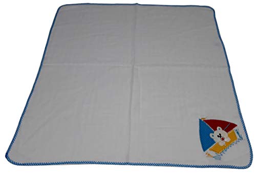 Kit Bordado Marinheiro 2 Fraldinha De Boca 1 Fralda Grande