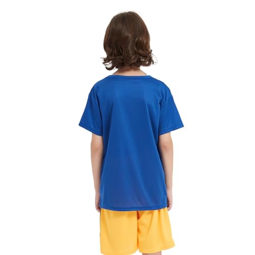 Image of 6 Pack Boys Mesh Athletic T-Shirts Kids Youth Quick Dry Short Sleeve Tops