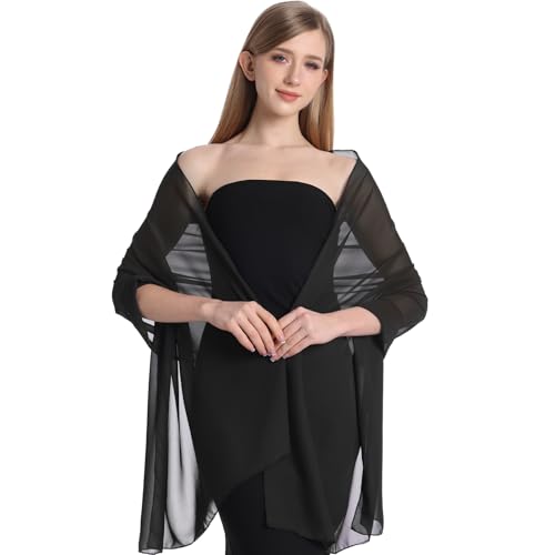 Sofier Shawls and Wraps for Women Evening Dresses Soft Sheer Chiffon Scarf Wedding Party Bridesmaid Gifts4