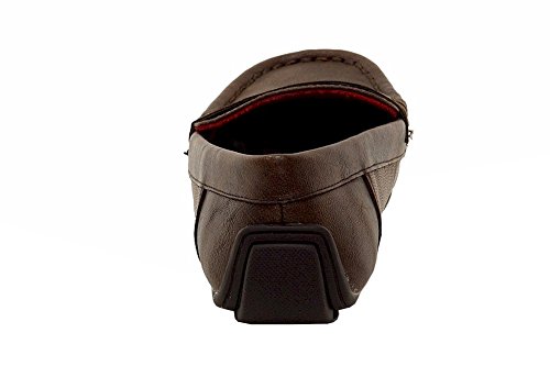 Ben Sherman Boy's Marlow Fashion Brown Slip-On Penny Loafers Shoes Sz: 133