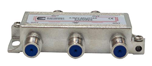 6433 4-Way Splitter for TV/Satellite, gray - Image 2