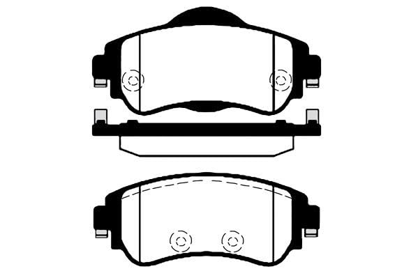 RAICAM Juego de pastillas de freno Delantero no preparado para indicador de desgaste | E1 RA.1039.0 Juego de pastillas de freno Compatible con CITROËN C4 II Hatchback NC C4 II Furgoneta/Hatchback NC