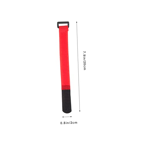 Holibanna 20 piezas Cinta para atar cables y organizar bajo el escritorio para gestión de cables miniatura 2