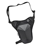 Bolsa de senderismo al aire libre y riñonera con bolsillos impermeables unisex en el muslo exterior adecuado para almacenamiento manos libres, como se describe.