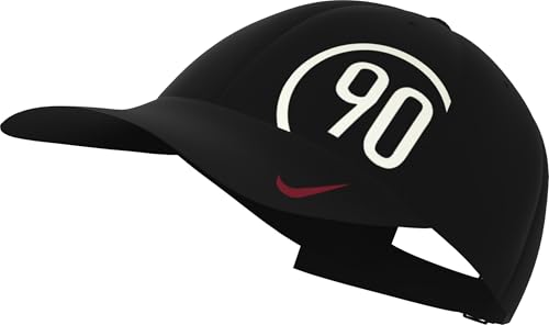 NIKE Casquette de Baseball Unisexe Club Us CB T90 Fa25, Black/Sail, M, Noir/Sail, M-L