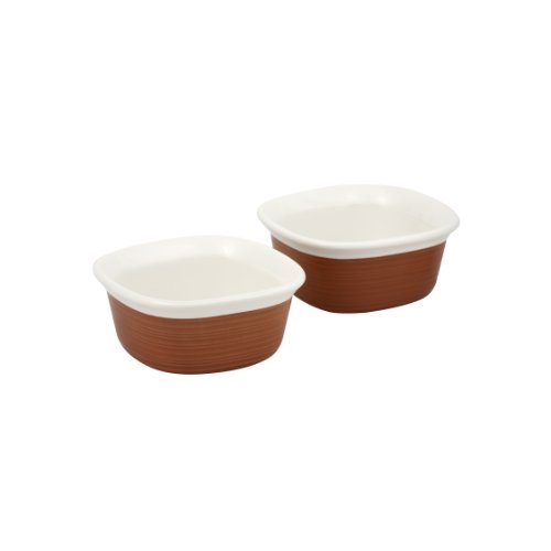 CorningWare Etch Ramekins 7OZ Brick - 2 CT