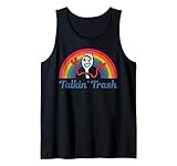 Disney Pixar Toy Story 4 Forky Talkin' Trash Rainbow Poster Tank Top