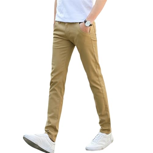 Pantalon long décontracté homme en coton élastique style coréen