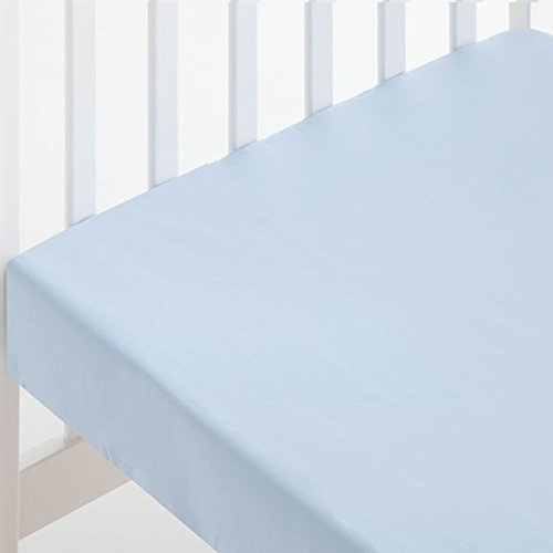 Sábana Bajera MAXICUNA 70X140 Ajustable 100% Algodón - Color AZUL CELESTE Cover
