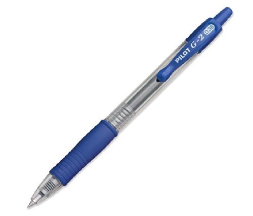 Bolígrafo Roller Gel G2 Azul Ultra Fino, 8 unidades