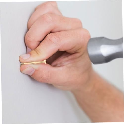 200 clavos de cobre para tapicería de pared, cabezal redondo, para proyectos de bricolaje y muebles miniatura 3