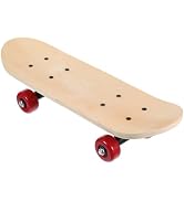 woodentoy スケートボード Amazon | TEHAUX スケートボード 子供用 未塗装 両面白地 木製 43cm