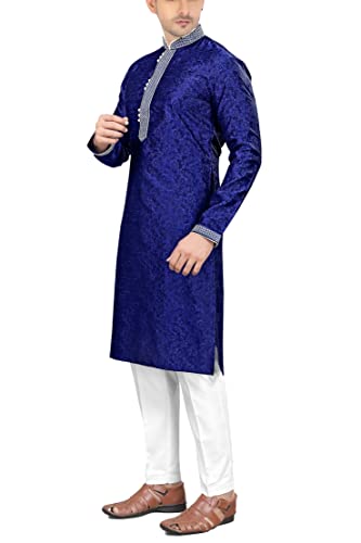 SK112 Men's Kurta Pajama Set Indian Traditional Party Wear Outfit2