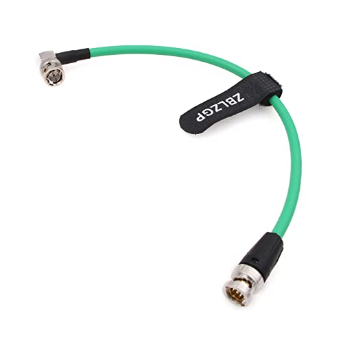 ZBLZGP 12G SDI 4K BNC Male to Right Angle BNC Male Video Coaxial Cable for Sony Blackmagic Decimator Converter Komodo Alexa Sony Atomos Broadcast Camera Monitor - Image 3