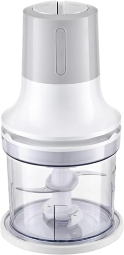 Melchioni Family | Picadora Eléctrica BLADE, con 2 Velocidades, 260W, 4 Cuchillas de Acero, Ahorro de Espacio, Vaso Contenedor de 500 ml, Base Antideslizante