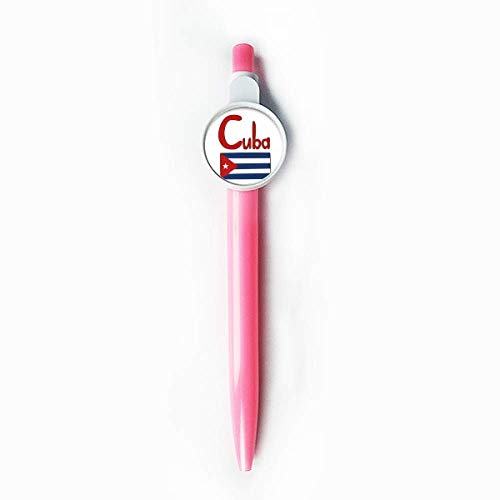 Stylo à bille rétractable bleu Cuba anti-bavure pour écriture rapide