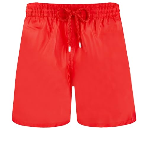 Vilebrequin, Bañador Ultraligero Y Plegable De Color Liso para Hombre, XXXL, Amapola