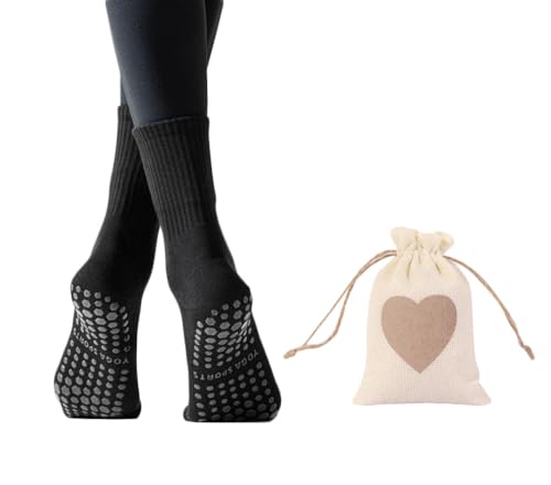 Image of Women Grips Non Slip Yoga Socks Pilates Pure Barre Ballet Dance Anti Slip Socks